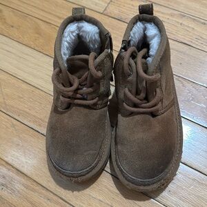 UGG Toddler Brown Boot Inside Zip